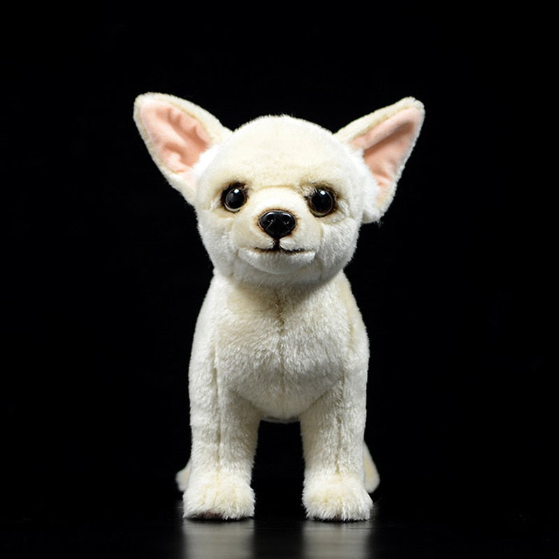 Brinquedo de pelúcia macio para cachorro chihuahua