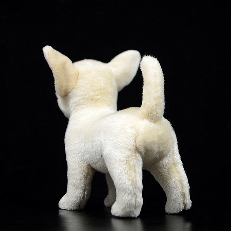 Brinquedo de pelúcia macio para cachorro chihuahua