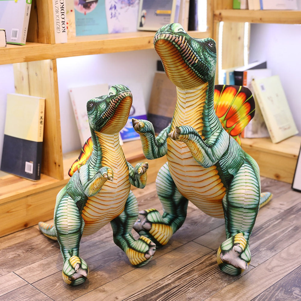 Pruhovaný Spinosaurus Dinosaurus Měkká plyšová hračka