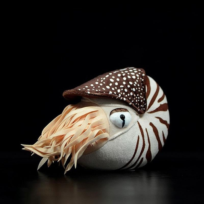Brinquedo de pelúcia macio e realista Nautilus