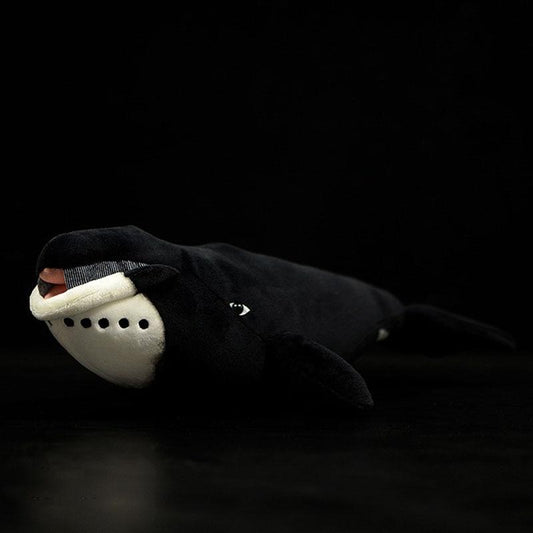 צעצוע קטיפה ממולא לווייתן בוהד