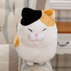 Round Cat Stuffed Plush Decor Toy