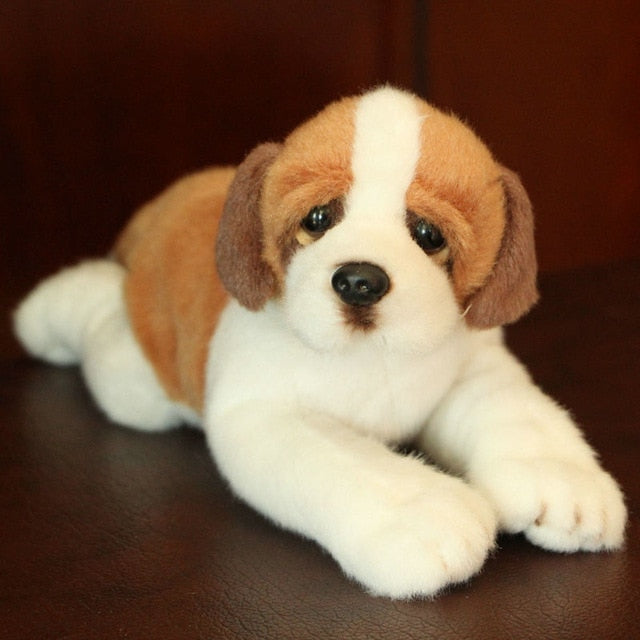 גור כלבים דמוי חיים צעצוע קטיפה ממולא רך