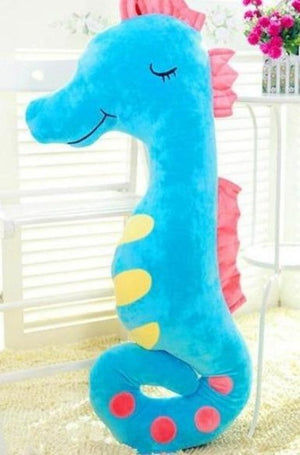 Large Cute Colored Seahorse Soft Stuffed Plush Toy