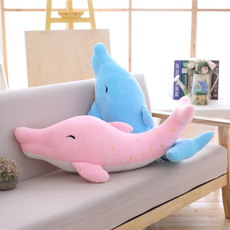 צעצוע קטיפה ממולא רך גדול לווייתן כוכבים