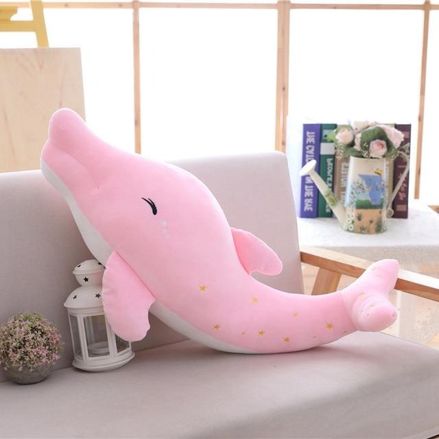 Velká hvězdná velryba delfín měkká plyšová hračka