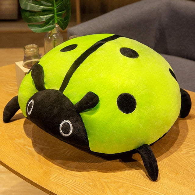 Large Colored Ladybird Stuffed Plush Pillow Toy