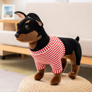 Lifelike Cute Dog Soft Stuffed Plush Decor Toy