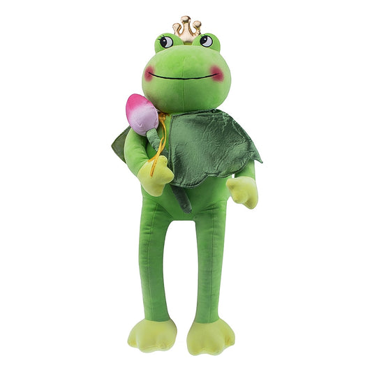 Stor Prince Princess Frog mjuk plyschleksak