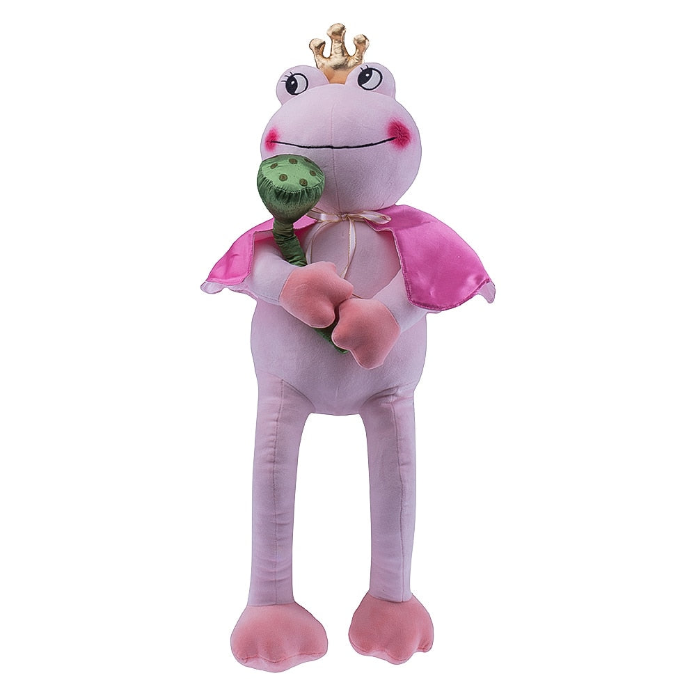 Large Prince Princess Frog Soft Stuffed Plush Toy
