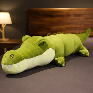 Langes Alligator-Krokodil-Stoffkissen-Spielzeug