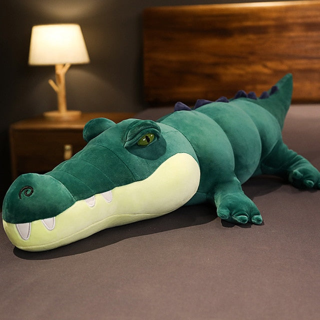 Langes Alligator-Krokodil-Stoffkissen-Spielzeug