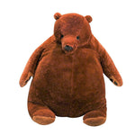 דוב חום גדול צעצוע קטיפה ממולא רך