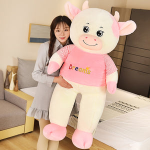 Large Cow Soft Stuffed Plush Pillow Toy
