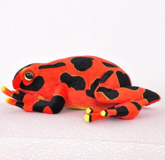 Jucărie de pluș moale cu broaște colorată