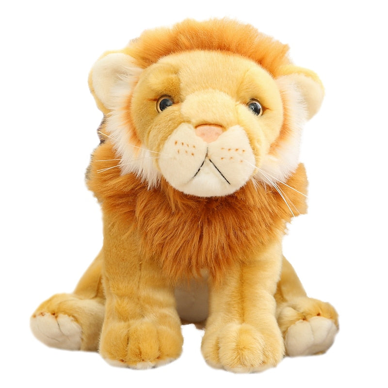 Brinquedo de pelúcia macio de pelúcia bebê leão