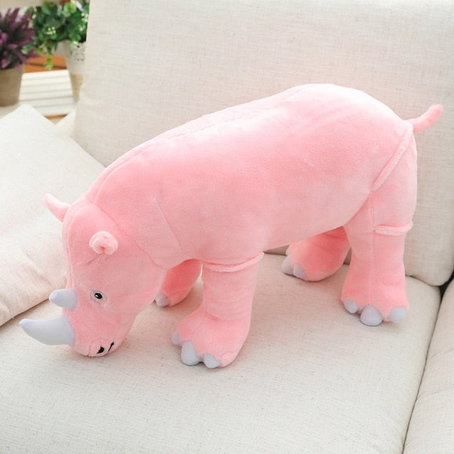 Velká měkká plyšová hračka Rhinoceros