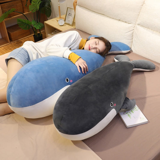 צעצוע קטיפה ממולא לווייתן ענק