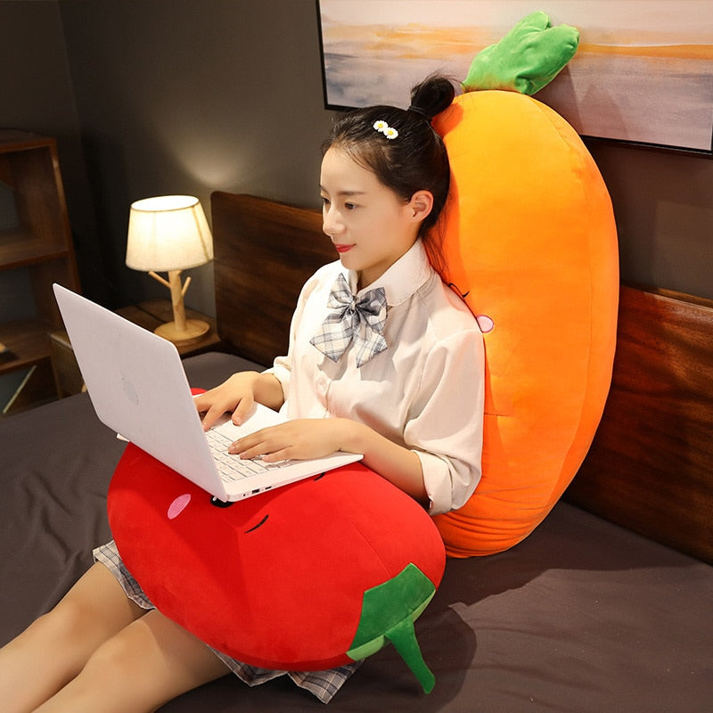 Kawaii Fruity Plush Seat Cushion