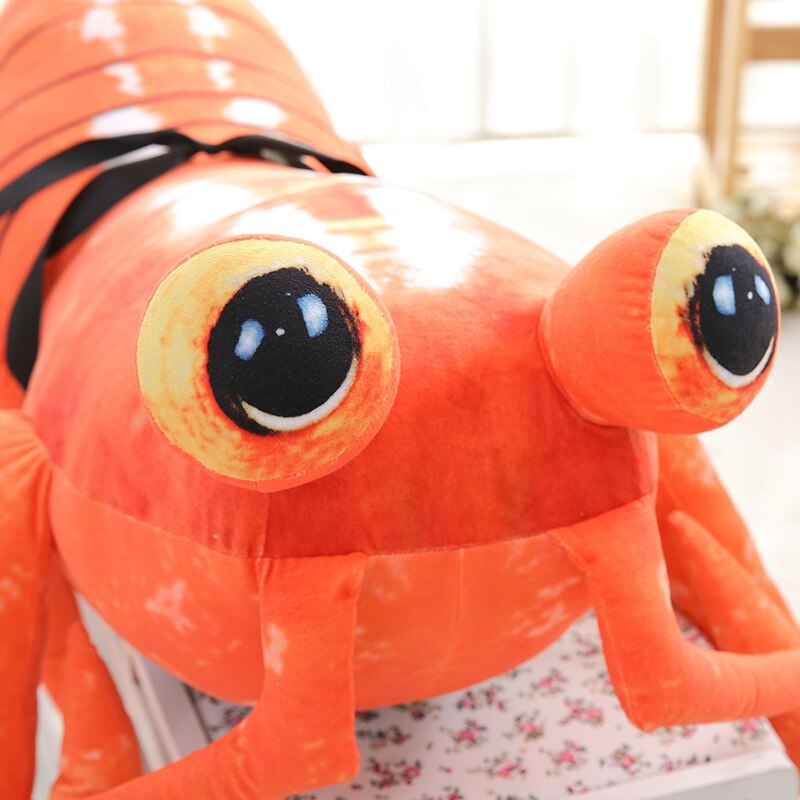 Brinquedo de pelúcia macio de camarão mantis