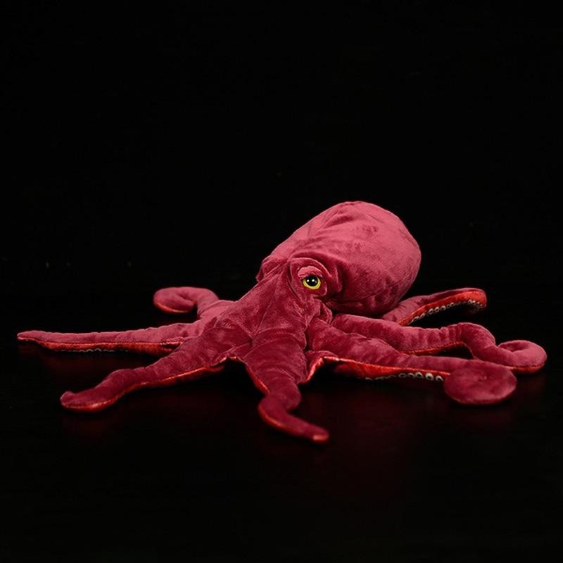 Lifelike Red Octopus Soft Stuffed Plush Toy