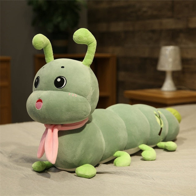 Hračka na měkký plyšový polštář Giant Caterpillar
