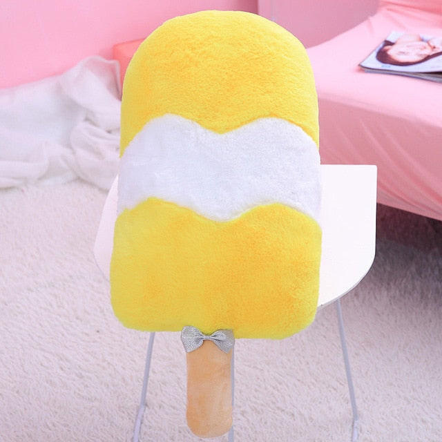 冰棒冰淇淋软填充毛绒枕头玩具