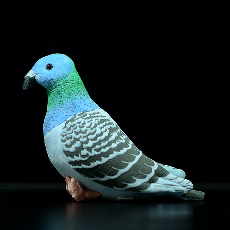 Giocattolo di peluche ripieno morbido uccello piccione realistico