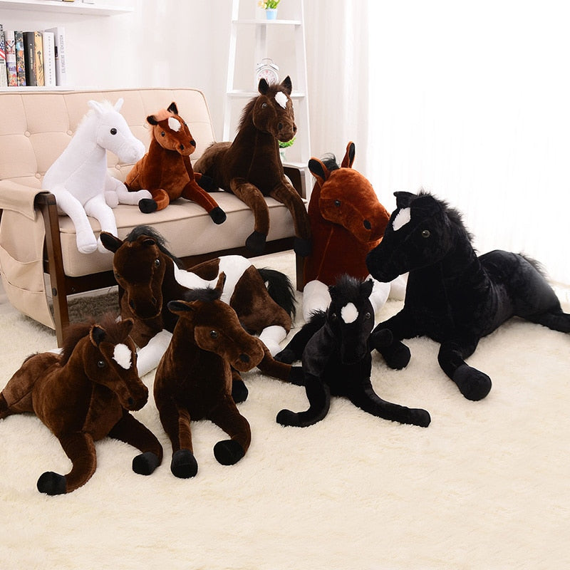 Full Size Horse Pony Soft Stuffed Plush Toy