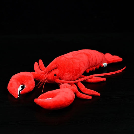 Brinquedo de pelúcia macio de pelúcia de lagosta realista