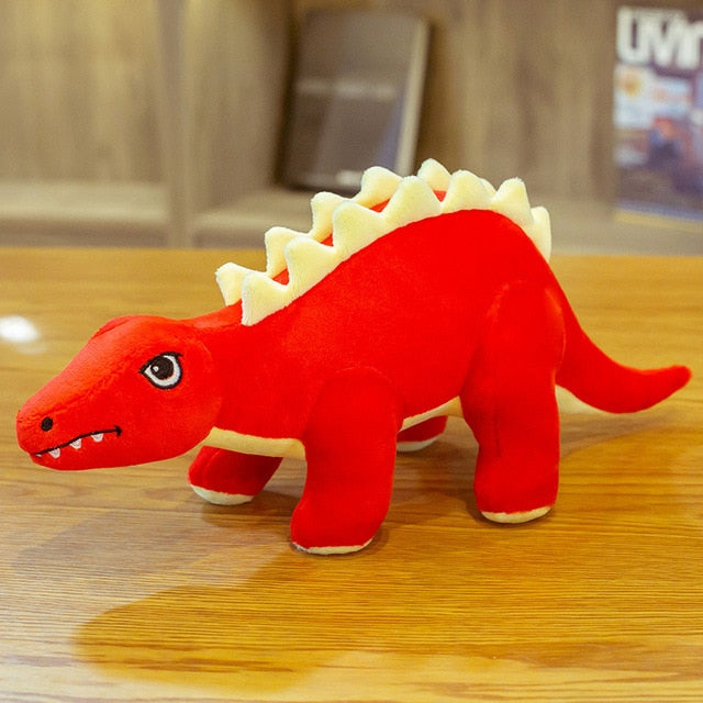 Färgad Stegosaurus Dinosaur fylld plyschleksak