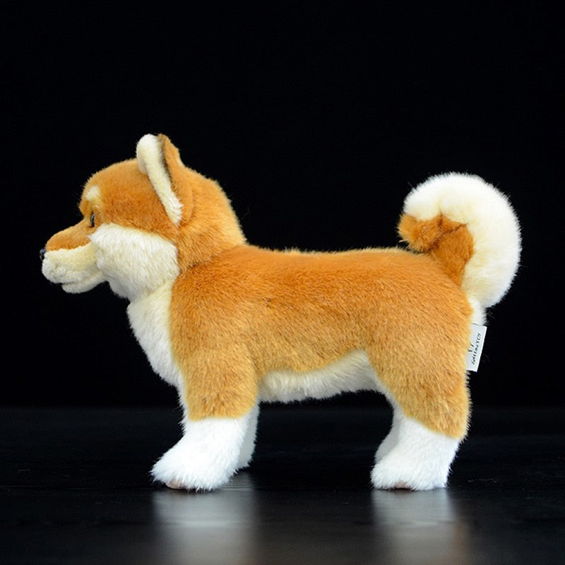 日本柴犬幼犬软毛绒毛绒玩具