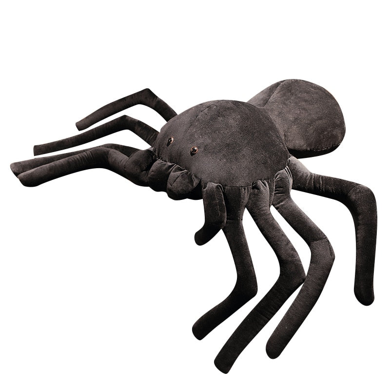 Jucărie cu pernă de pluș moale păianjen realistic