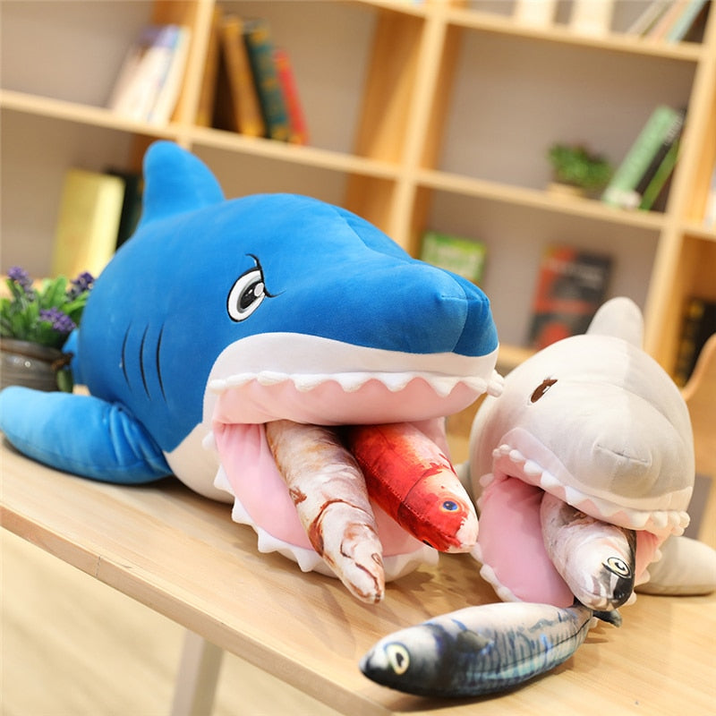 Big Mouth Shark Weiches Plüsch-Kissenspielzeug