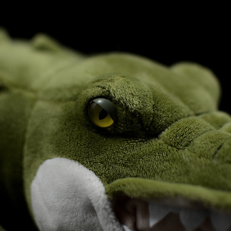 Grünes Krokodil Alligator weiches Plüschtier