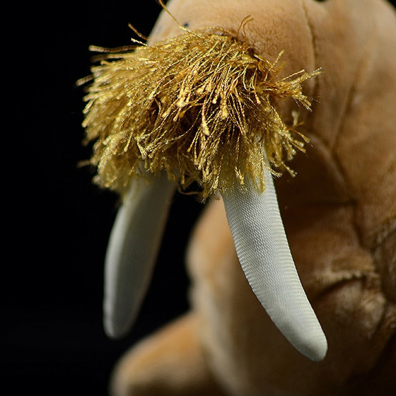 Brown Lifelike Walrus Soft Stuffed Plush Toy
