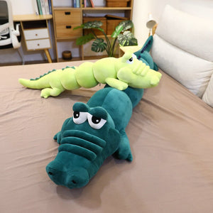 Langes, großes Augen-Krokodil-Alligator-weiches Plüsch-Kissen-Spielzeug
