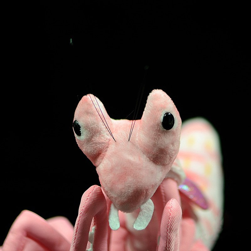 Jucărie de pluș moale cu orhidee Roz Mantis