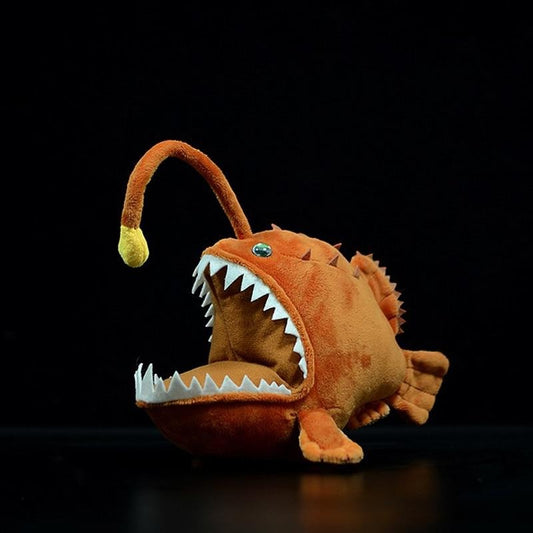 Anglerfish צעצוע קטיפה רך ממולא