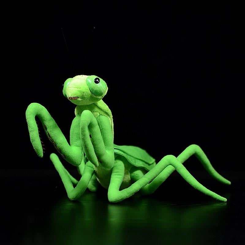 绿色中国螳螂毛绒毛绒玩具