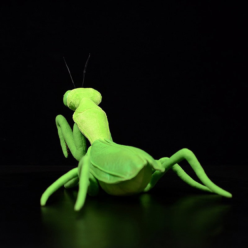 Jucărie de pluș moale de mantis chinezesc verde