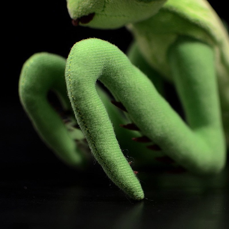 Zelená čínská kudlanka měkká vycpaná plyšová hračka