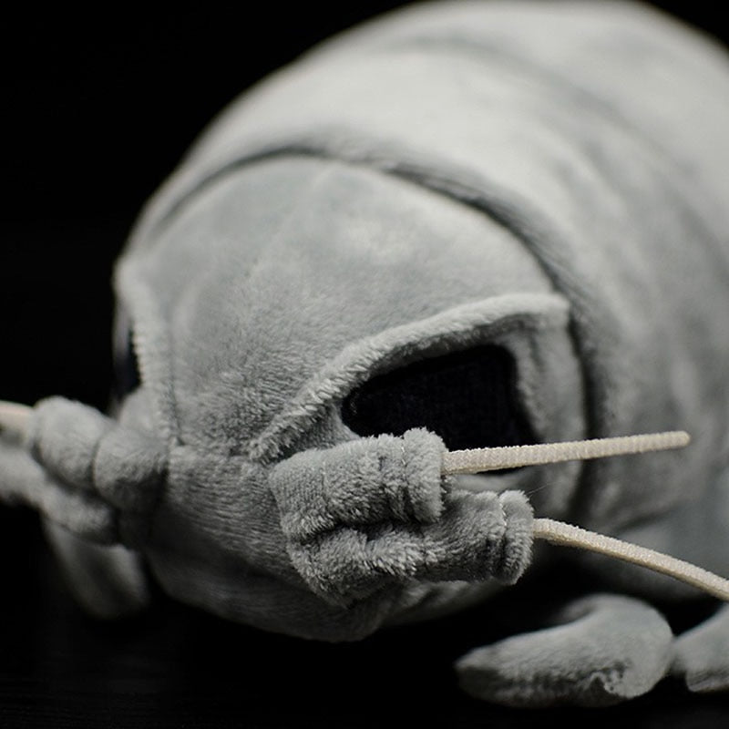 Brinquedo de pelúcia macio de isopod gigante realista