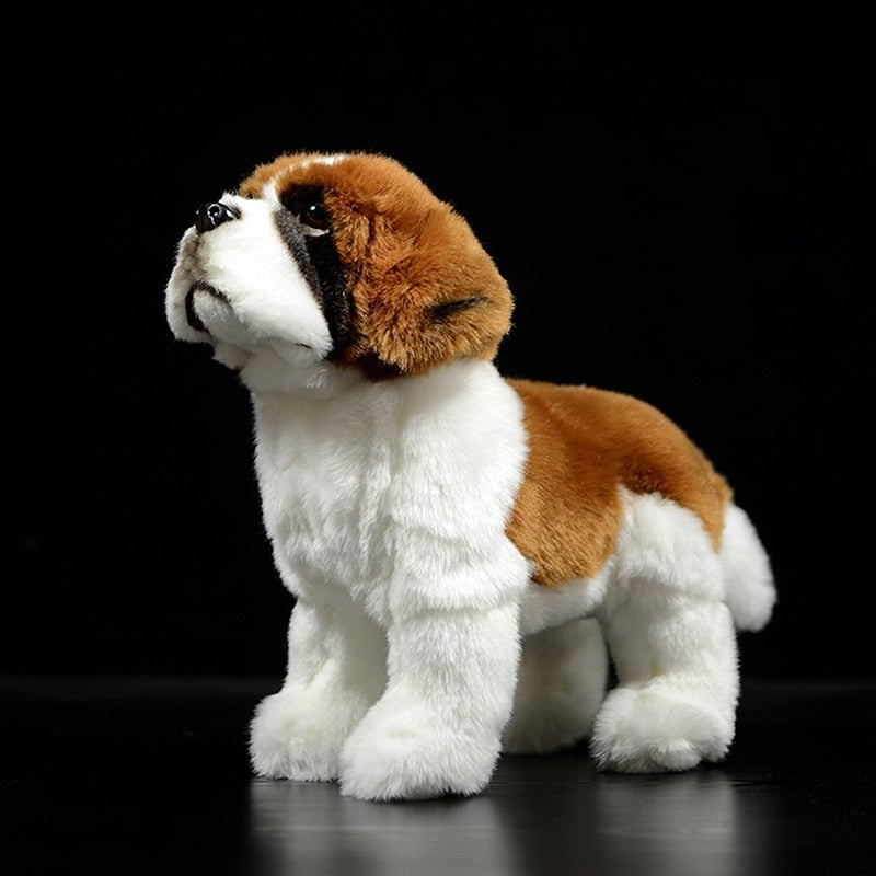 Měkká vycpaná plyšová hračka pro štěně svatého Bernarda
