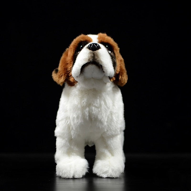 Saint Bernard Puppy Dog Mjuk plyschleksak