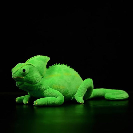 Verklighetstrogen Chameleon Lizard mjuk plyschleksak