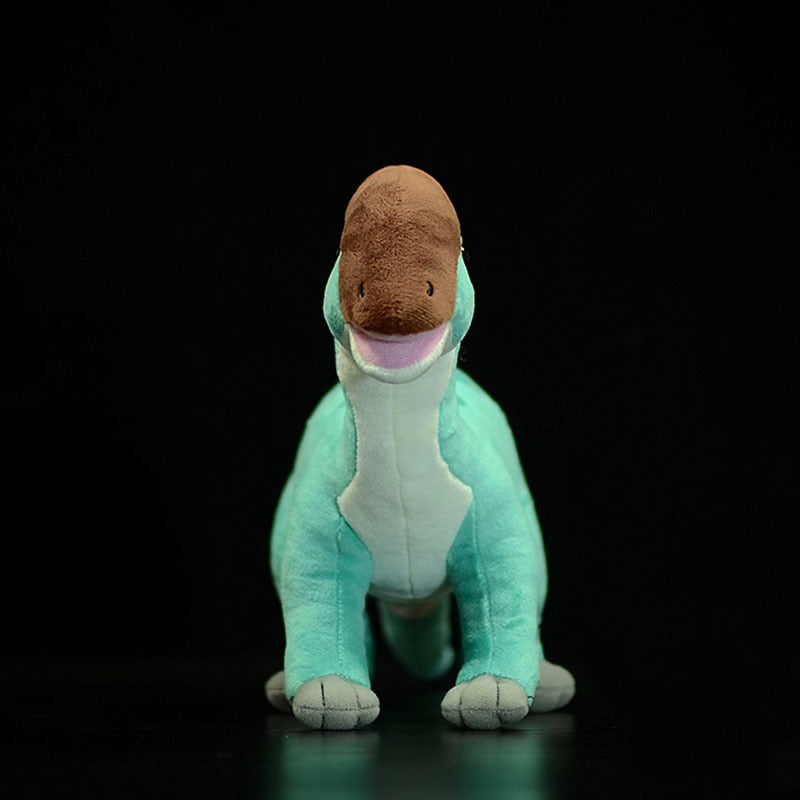 Jucărie de pluș moale umplută cu dinozaur Parasaurolophus real