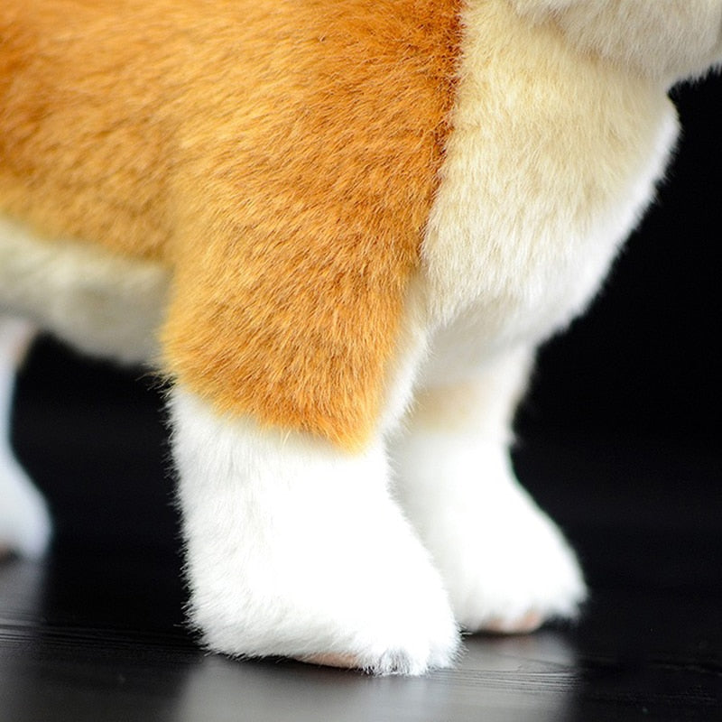 Brinquedo de pelúcia macio de pelúcia para cachorro Shiba Inu japonês