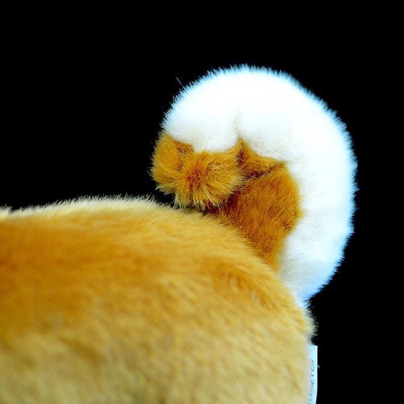 日本柴犬幼犬软毛绒毛绒玩具