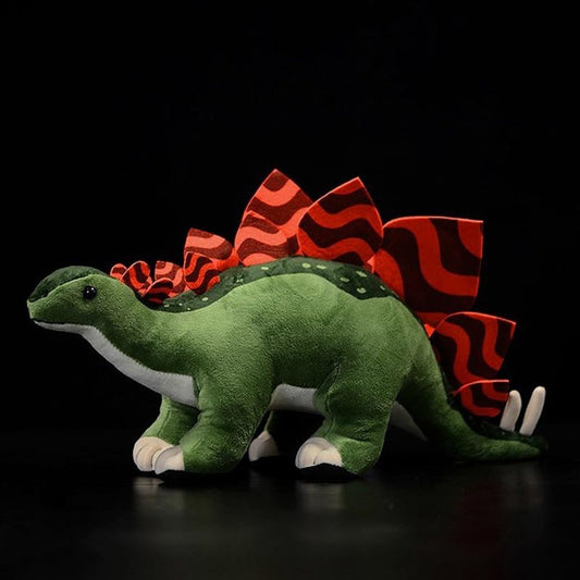 Giocattolo di peluche ripieno morbido di dinosauro Stegosauro